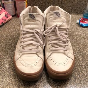 vans Sk8-hi gum bottoms